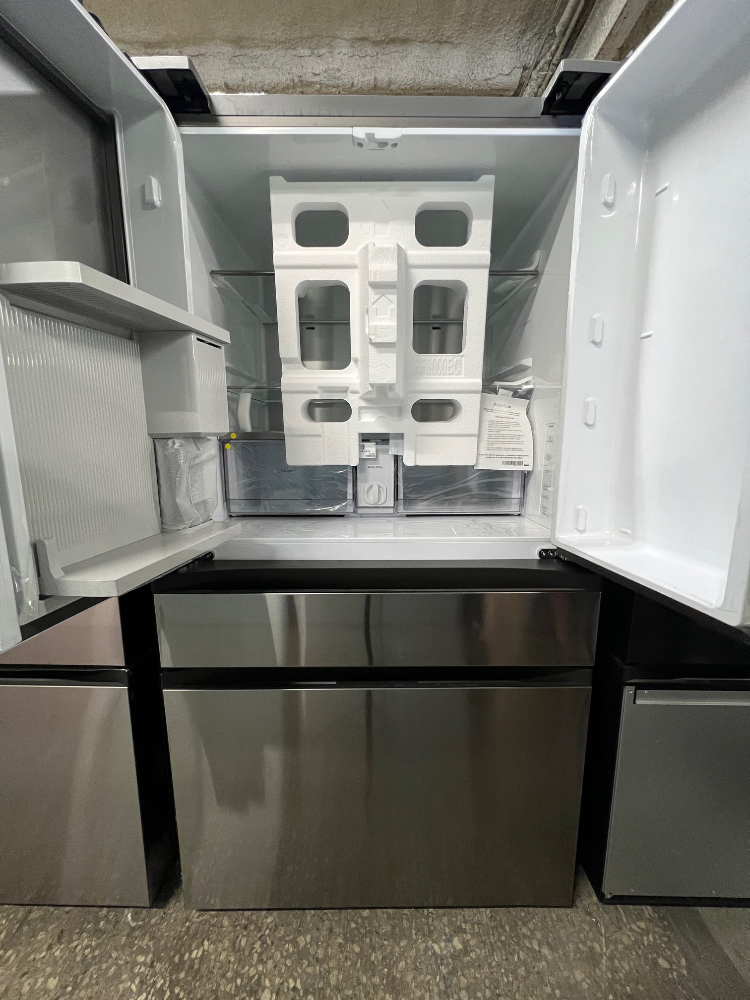 Samsung BESPOKE 29 cu. ft. 4-Door Stainless Steel